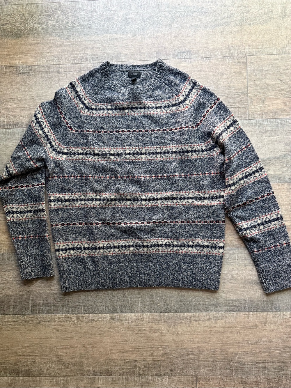 J.Crew 100% Lambswool Fair Isle Nordic Sweater | L NWOT